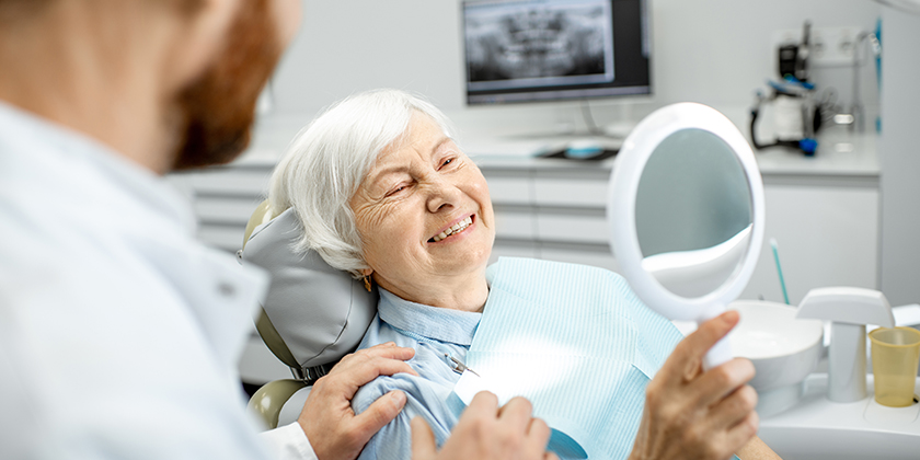 Getting and Maintaining Dental Implants During Old Age